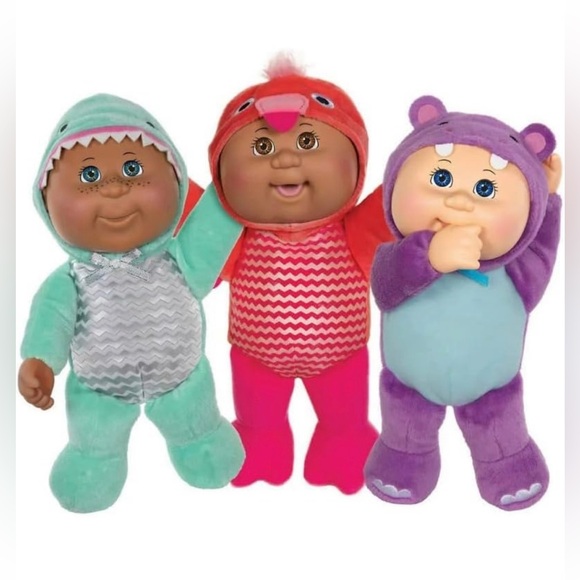 Cabbage Patch Kids - Exotic Friends Collectible Cuties - 9-Inch Plush - 3 Pack - Picture 3 of 4